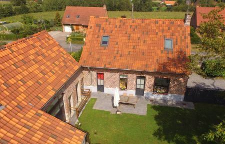 Jardin et terrasse du gîte Gîte n°3843 Rumegies - Nord - Jardin et terrasse du gîte