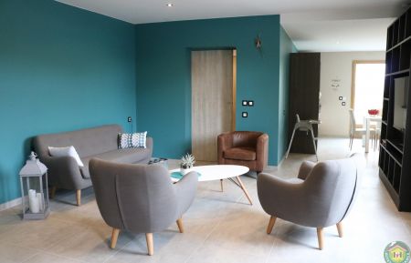 Le salon Gîte n°3857 Beaurain - Nord - Le salon