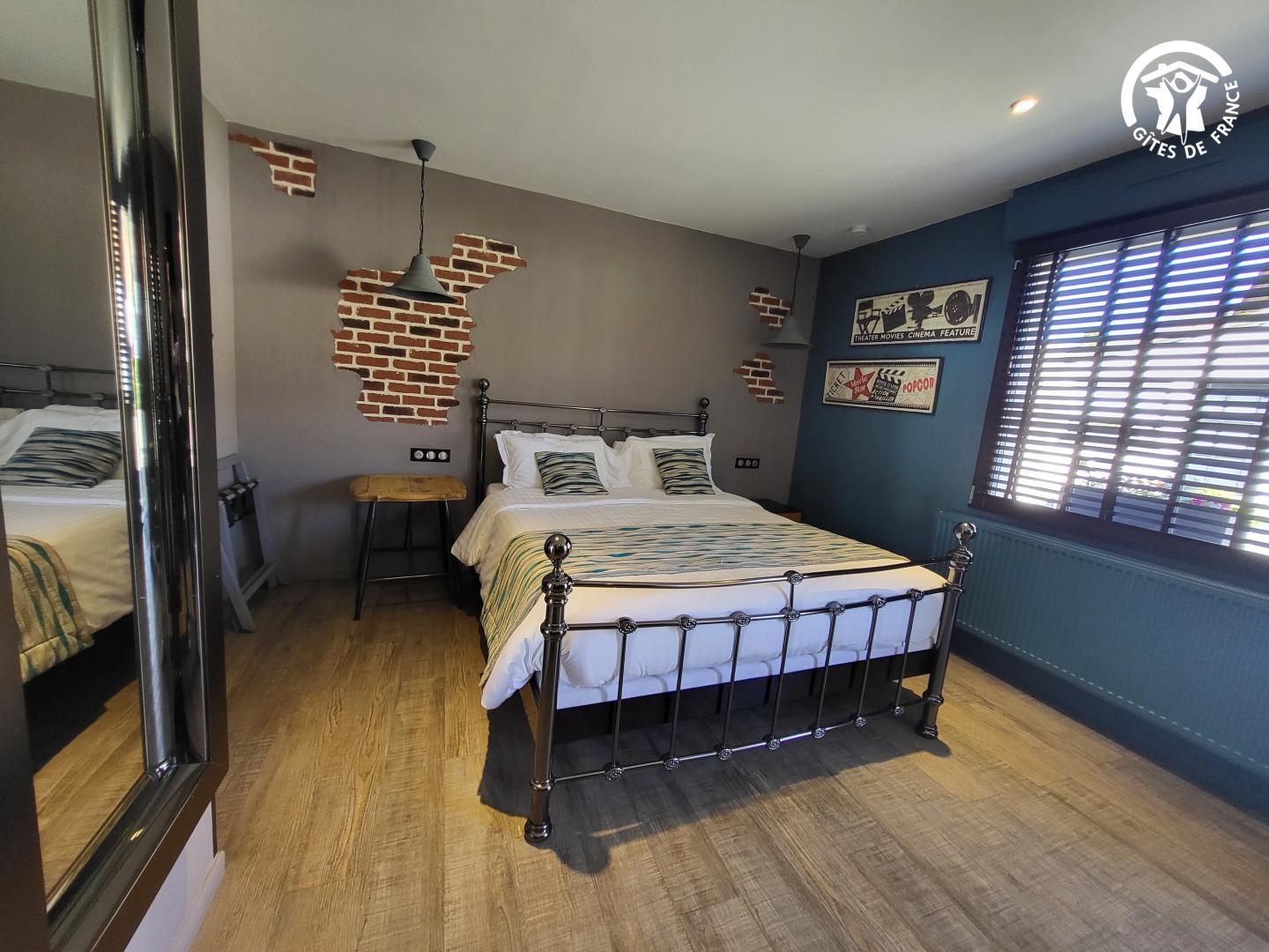 Chambre Charlie avec lit de 2 personnes de 160x200 photo 21