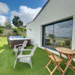 Terrasse privative avec spa