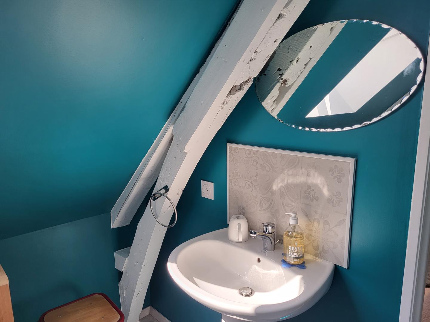 Salle d'eau chambre verte photo 21