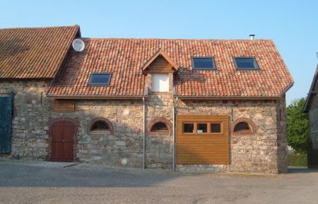 G&icirc;te n&deg;G1250 &Eacute;taples - Pas-de-Calais -  vue du g&icirc;te c&ocirc;t&eacute; cour de ferme