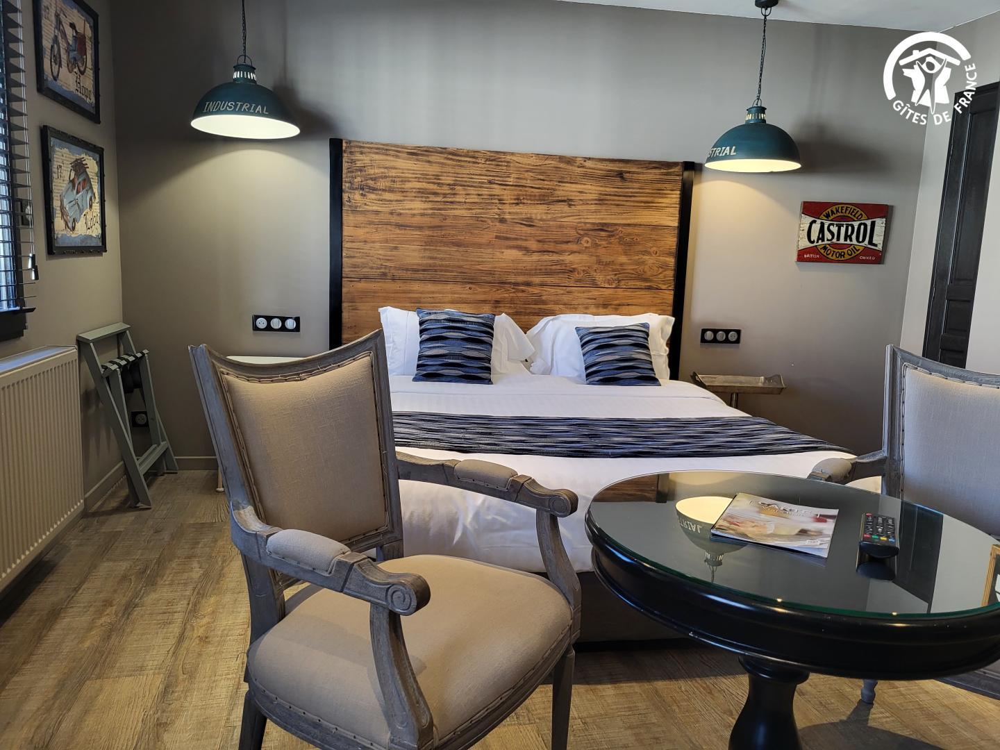 Chambre Eline avec lit de 2 personnes de 160x200 photo 2