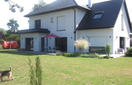 Chambre d'h&ocirc;tes n&deg;G622631 Merlimont - Pas-de-Calais - Fa&ccedil;ade arri&egrave;re de la maison avec jardin clos