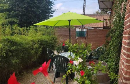 G&icirc;te n&deg;G1408 Willerval - Pas-de-Calais - Terrasse privative