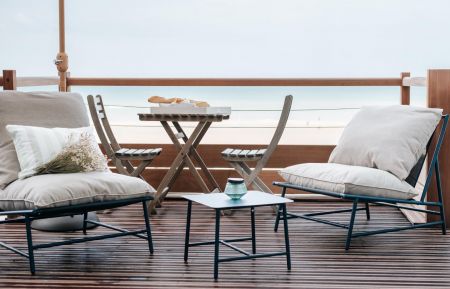 Chambre d'h&ocirc;tes n&deg;G622649 Merlimont - Pas-de-Calais - Terrasse avec vue mer 