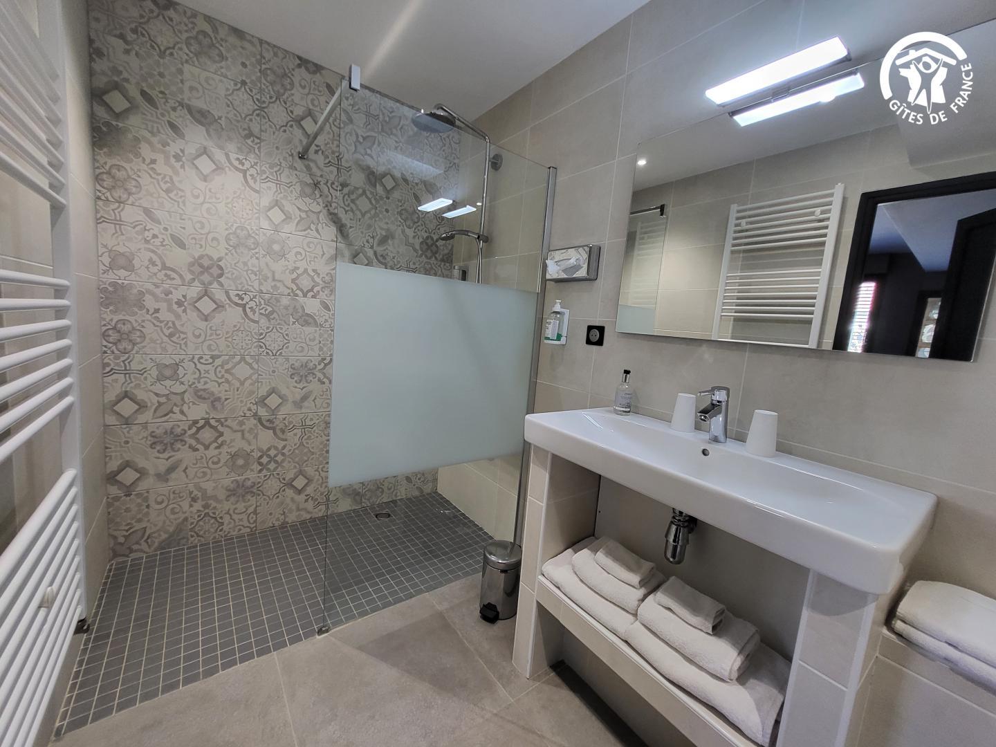 Salle de bain chambre Eline photo 23