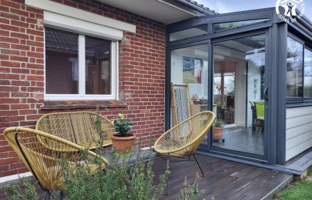 G&icirc;te n&deg;G622590 Cucq - Pas-de-Calais - Terrasse avec salon de jardin 