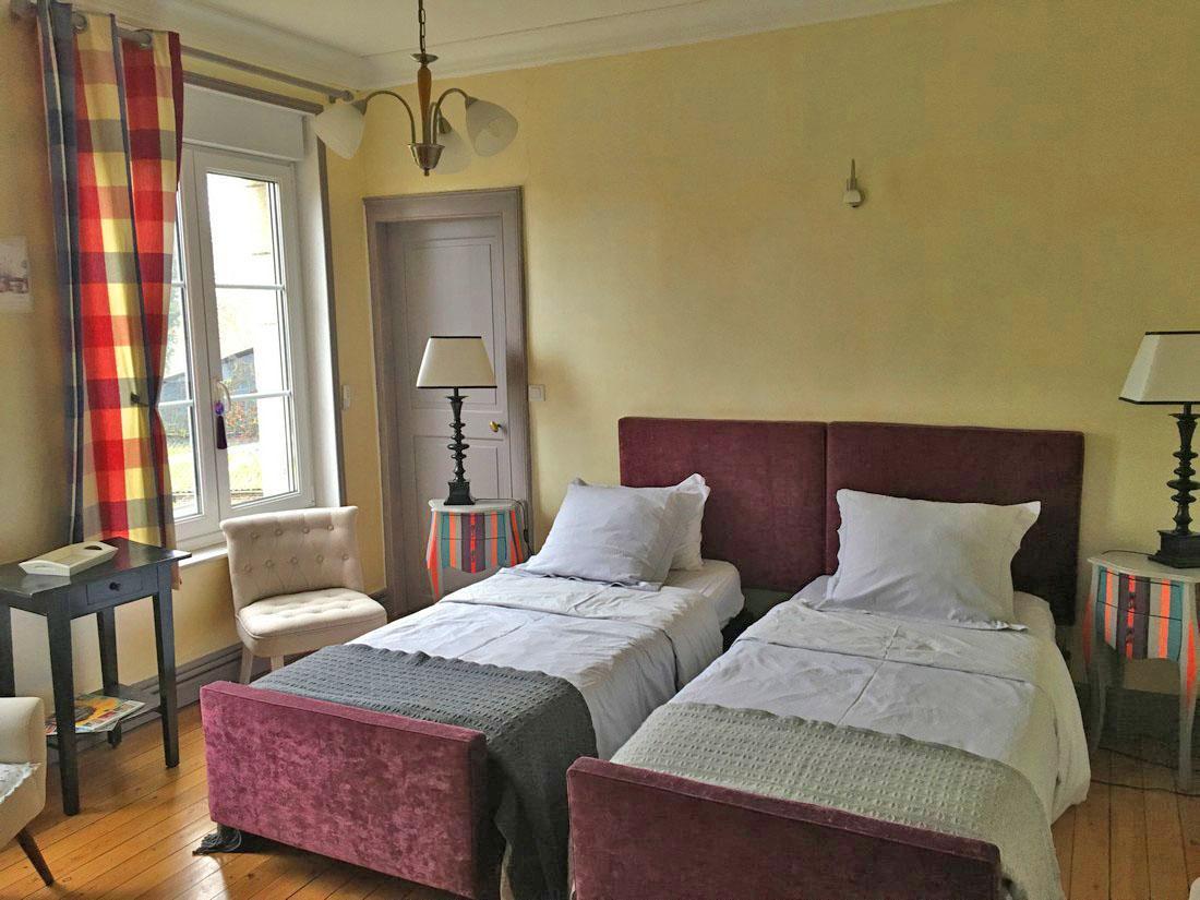 Chambre Lilas Lits séparés photo 10