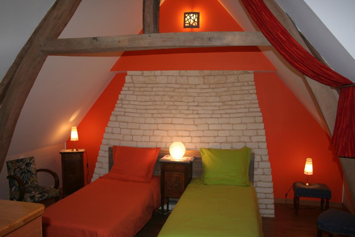 Chambre "agrainoir" : aménagement 4 couchages séparés. photo 9